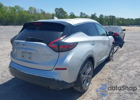 2021 Nissan Murano Platinum Fwd из США, поврежденный, VIN 5N1AZ2DJ8MC117592